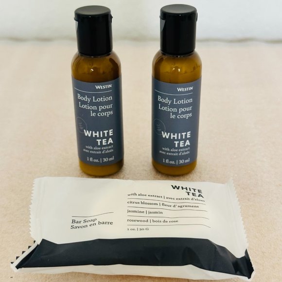 Westin Bath & Body New Westin Hotel White Tea Body Lotion Bar Soap